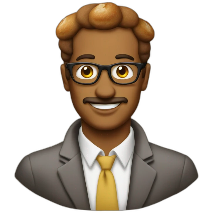 man made out of beignets emoji