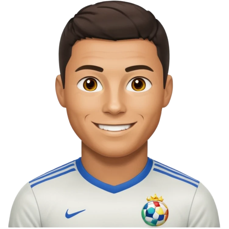 Ronaldo with match emoji
