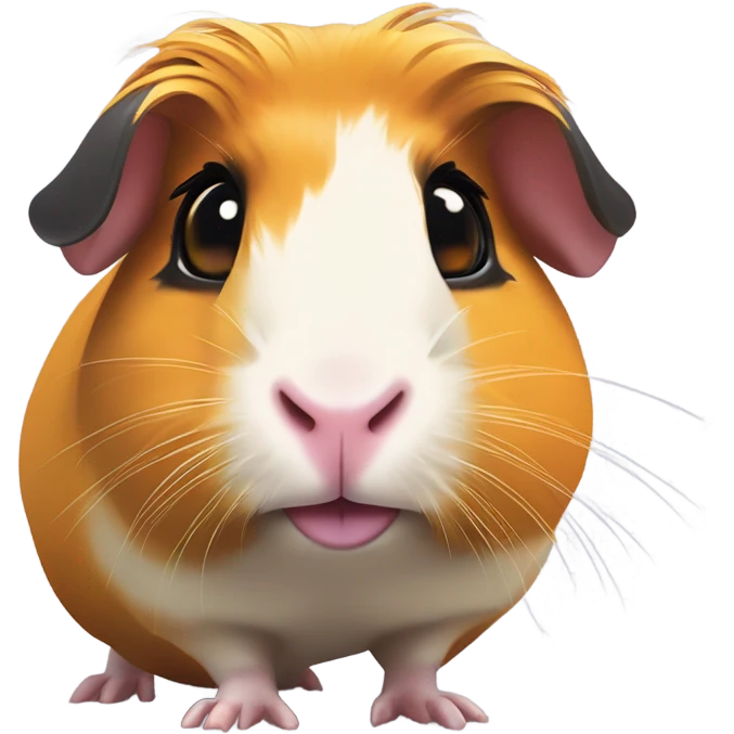 baddie guinea pig with makeup emoji