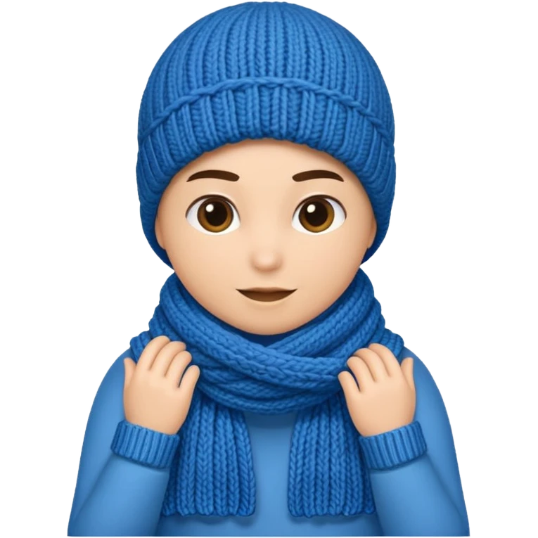 blue scarf emoji