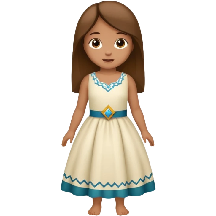 Crie um bonequinha cristã  emoji
