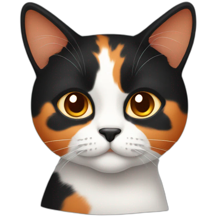 black-and-orange-calico-cat emoji