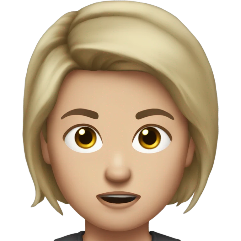Claire angry emoji