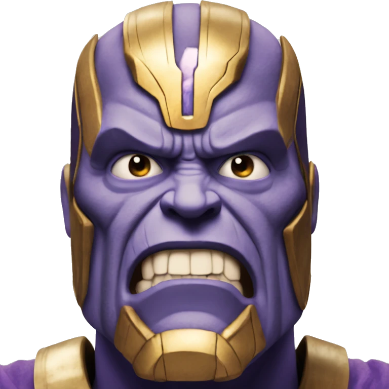 Thanos shocked emoji