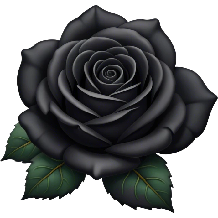 Rosa nera emoji