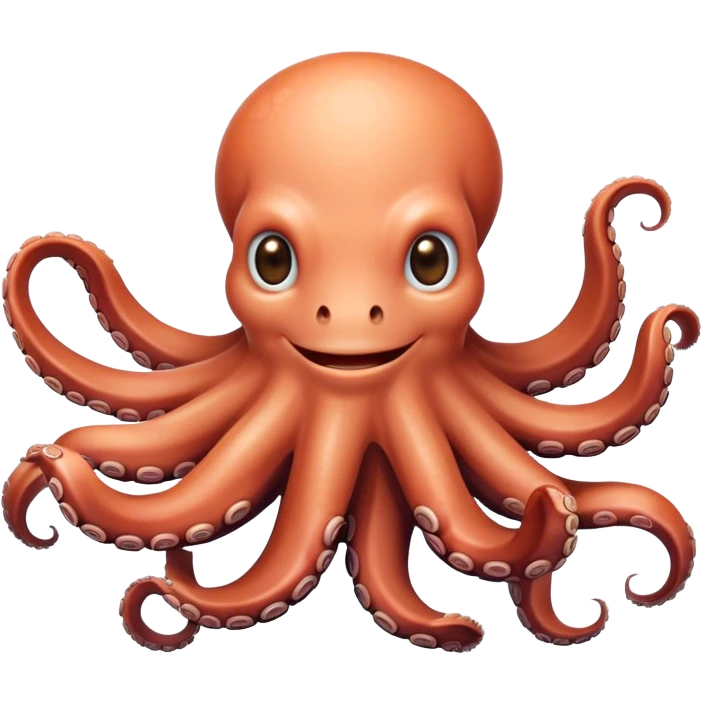 Smiling octopus emoji