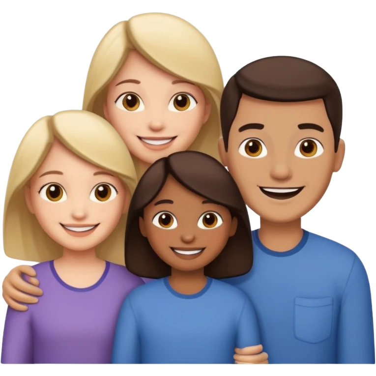 Happy family emoji