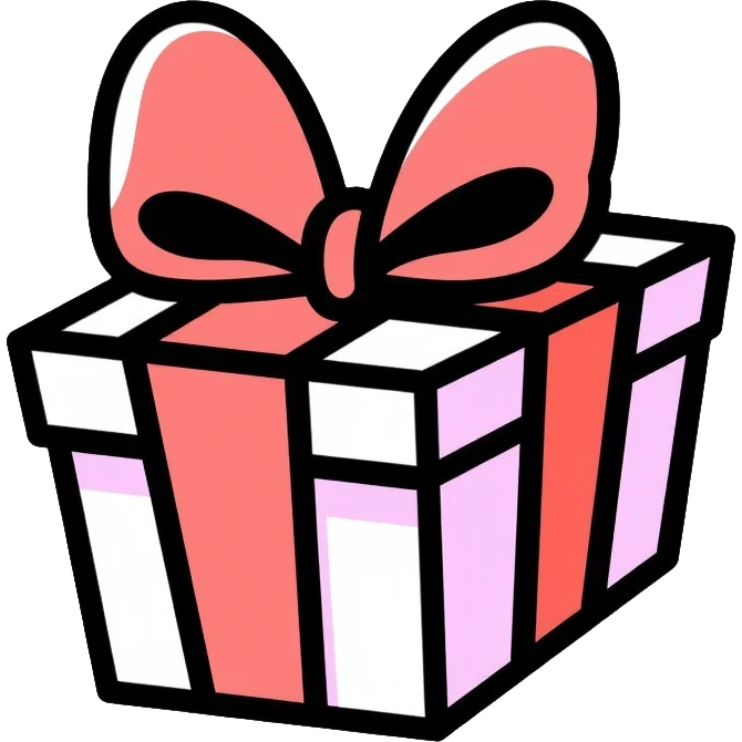 gift box wrapped with ribbon emoji