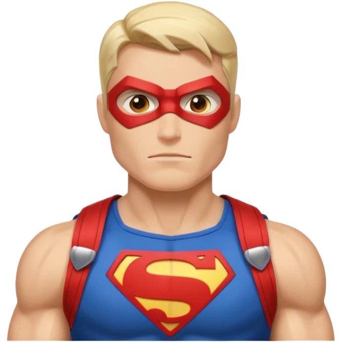 super hero with SS on their vest emoji