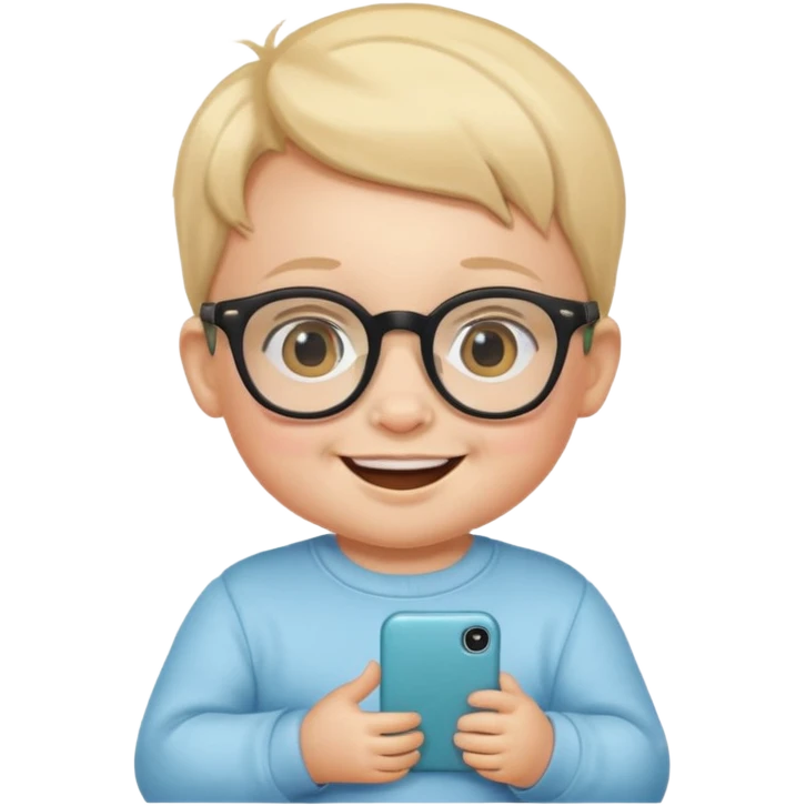 glasses baby emoji