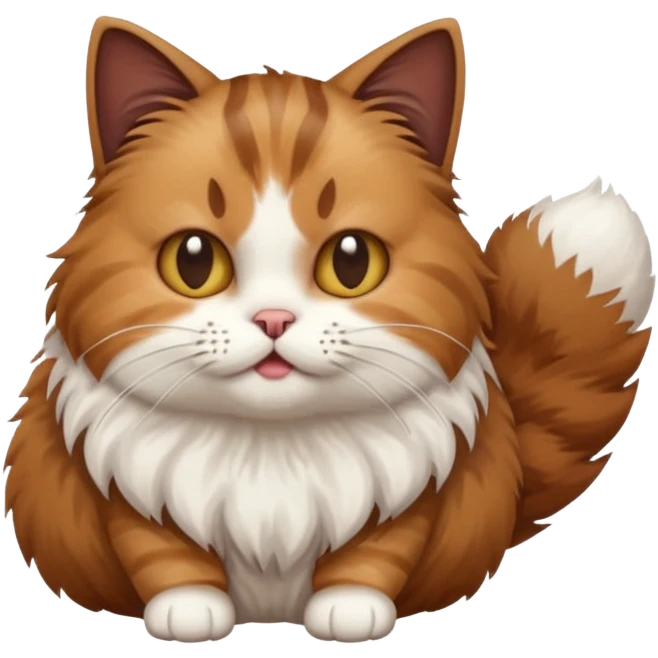 Pooping cat emoji
