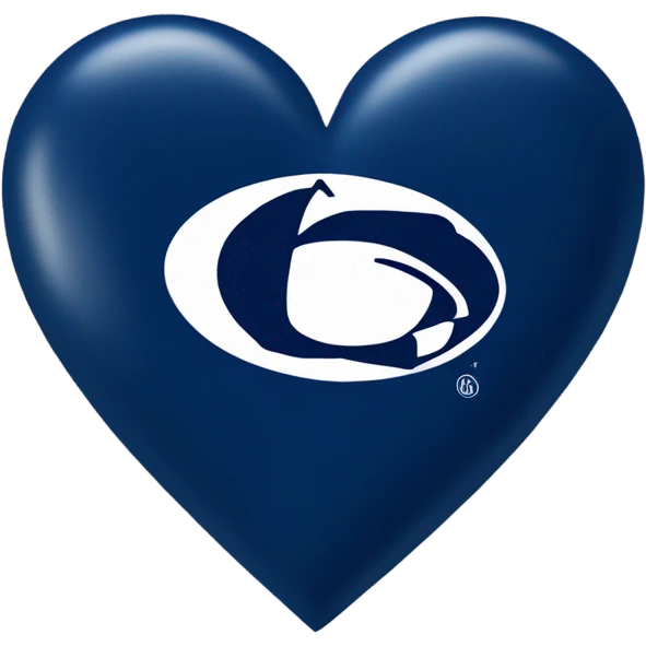 penn state blue heart emoji emoji