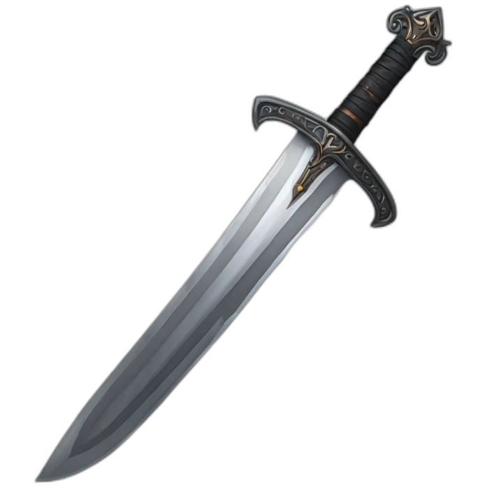 Gothic sword emoji