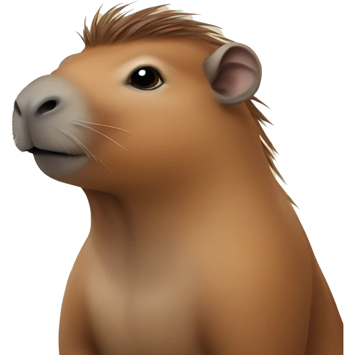 Capibara with a boww emoji