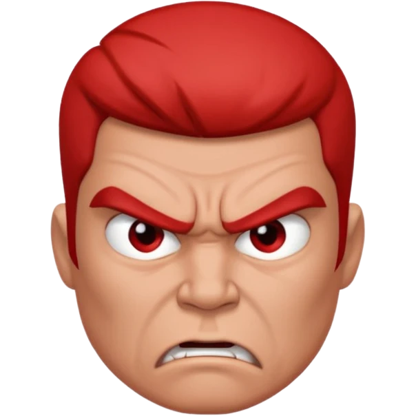 spitting angry face emoji