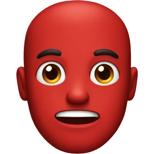 red dummb emoji