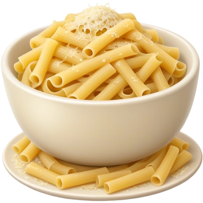Pasta cacio e pepe emoji