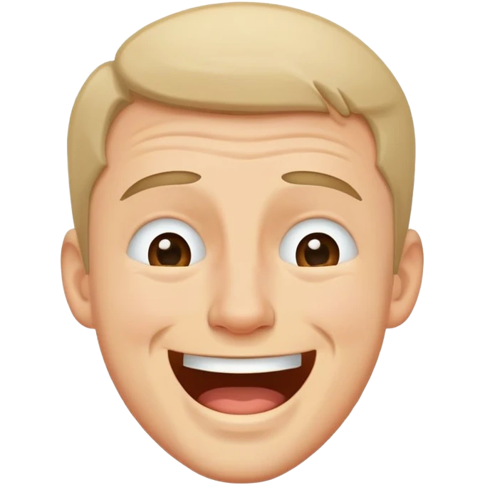 Guy laughing and crying emoji
