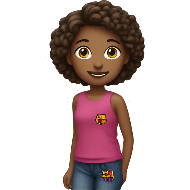 Barcelona girl emoji