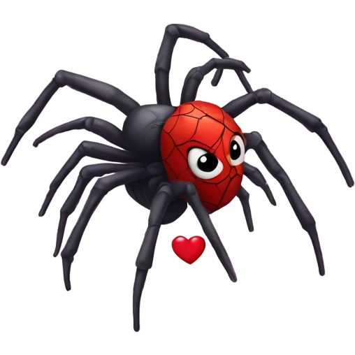 Spidermite in love emoji