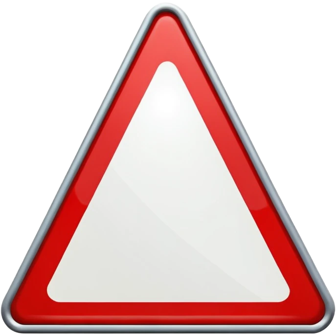 traffic sign trangle emoji