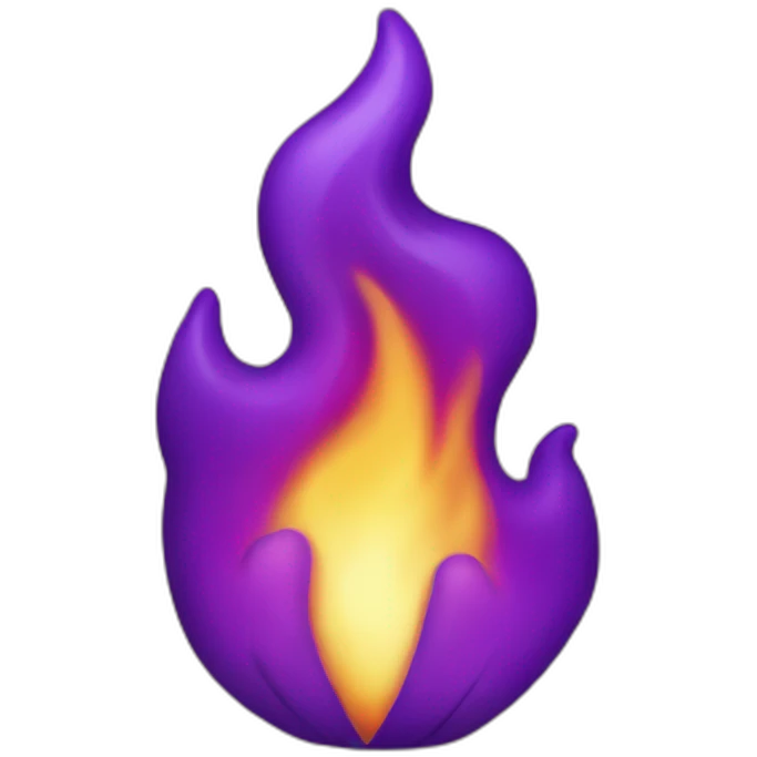 purple fire emoji