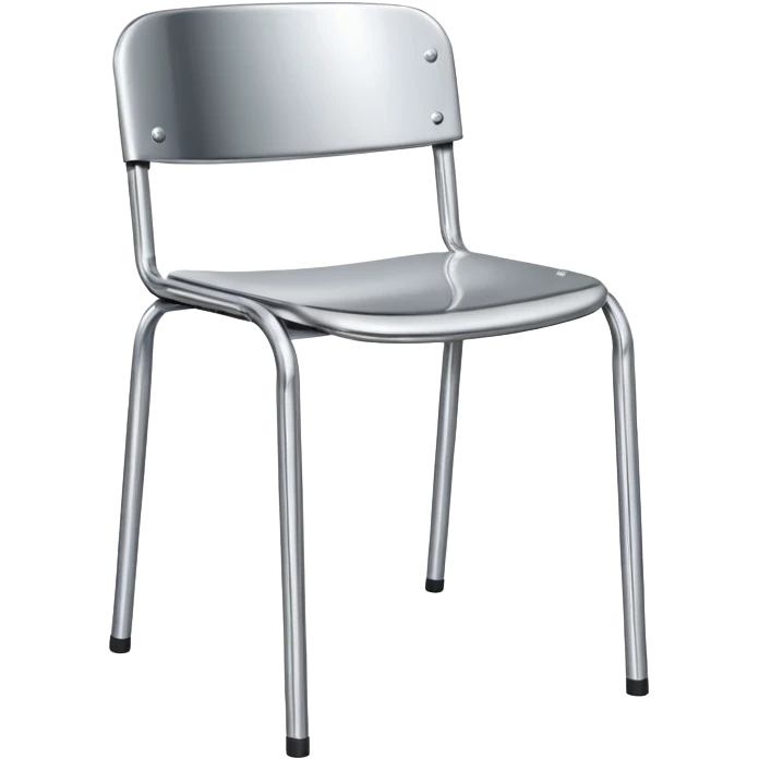 danish design metal chair emoji