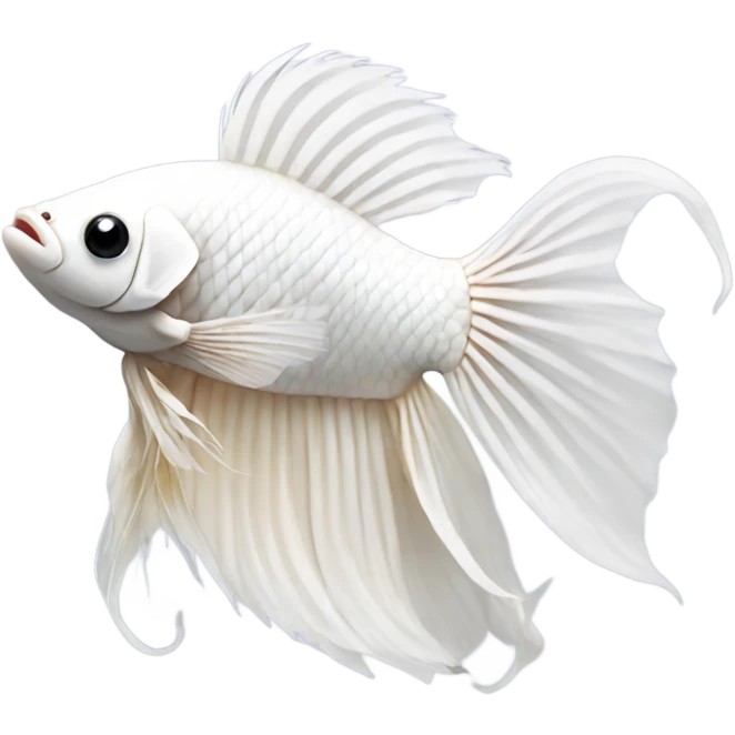 White betta emoji