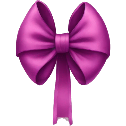 Velvet bow  emoji