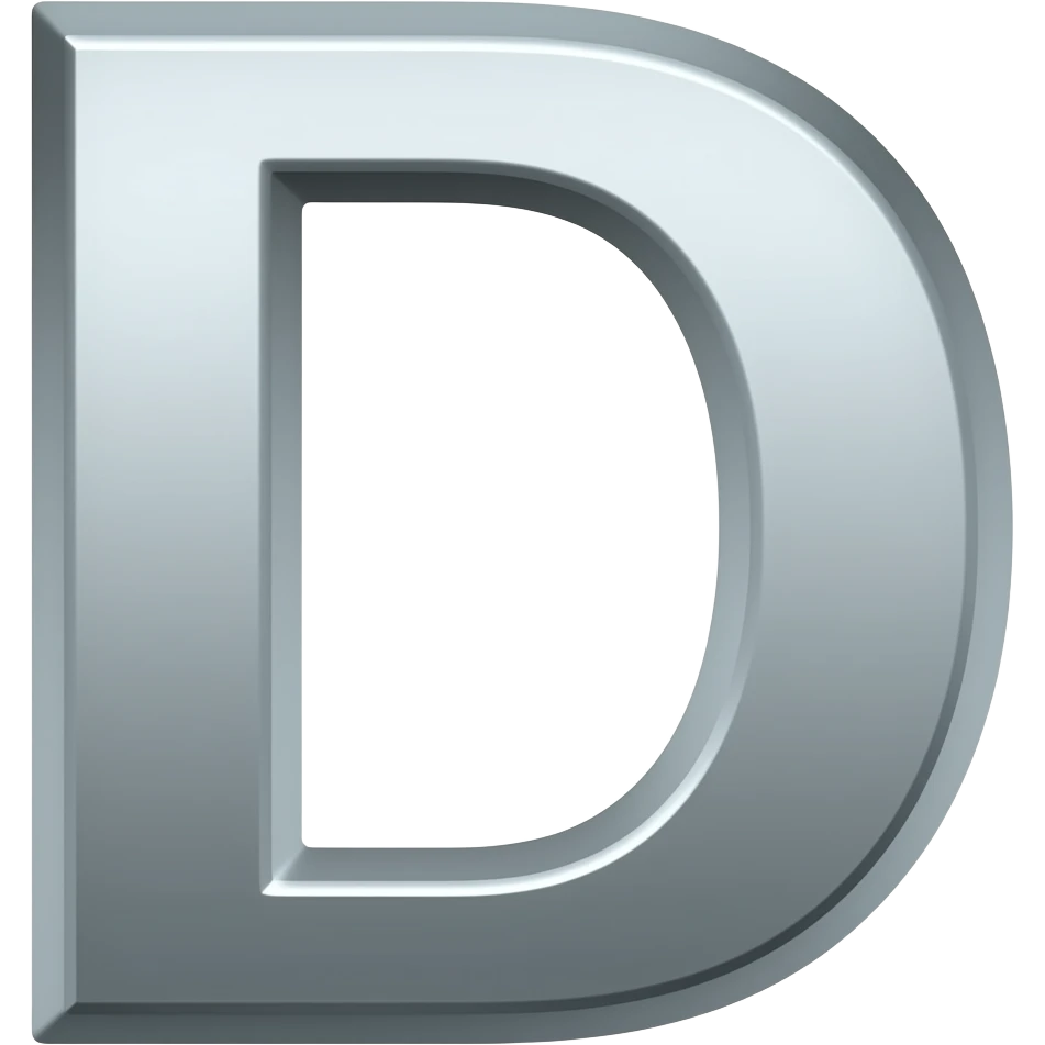 Letter D emoji