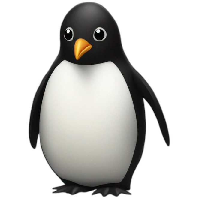 black metal penguin emoji