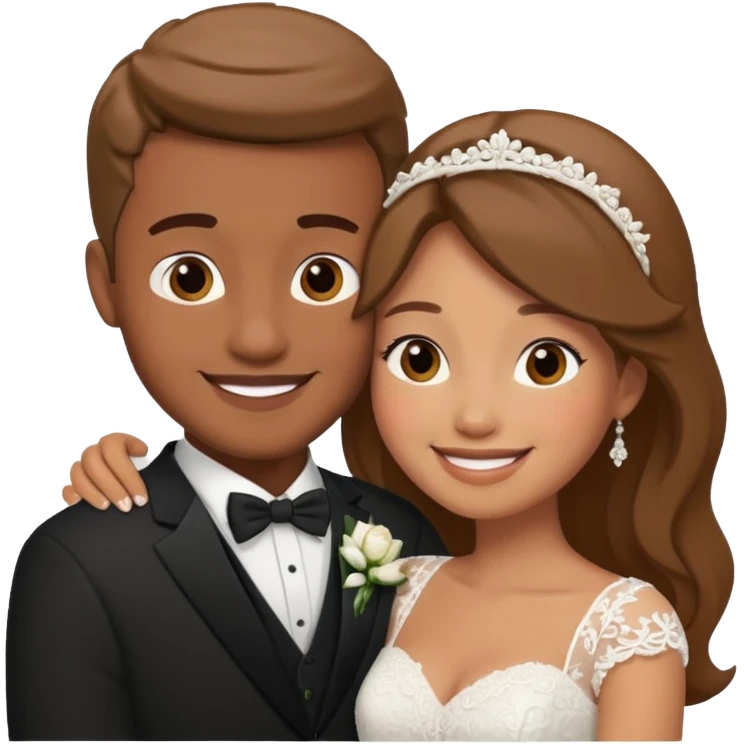 Just married couple emoji