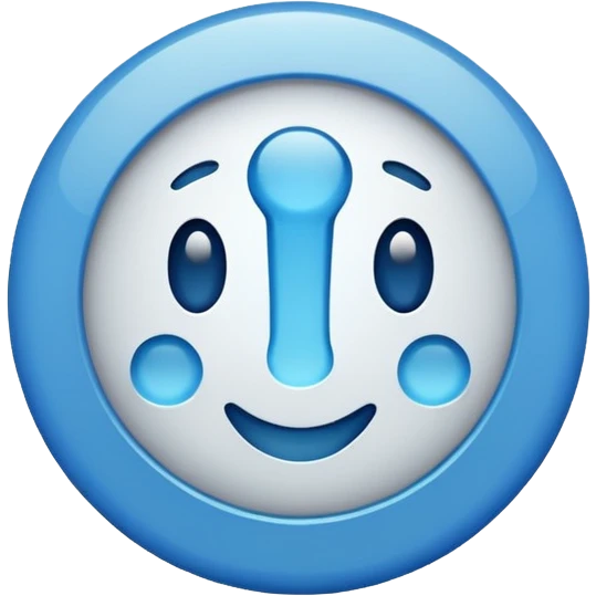 Blue tick emoji