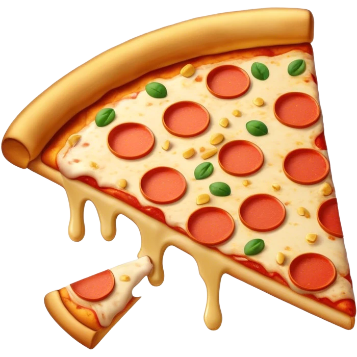 Pizza with gold bars emoji