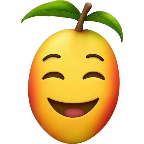 Mango smile  emoji