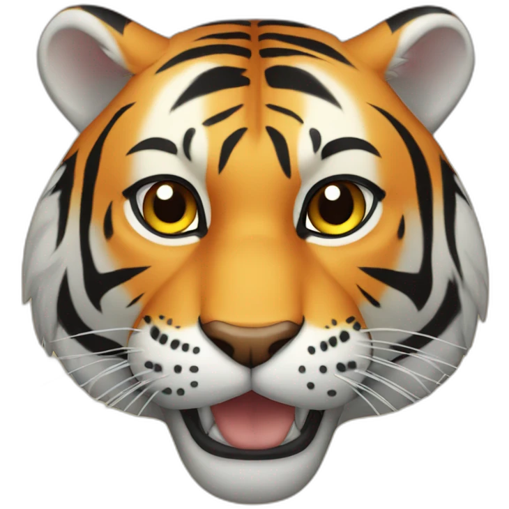 tiger with bell emoji