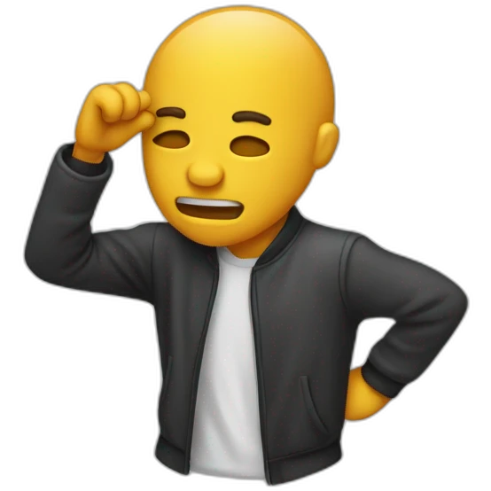 personne qui dab emoji
