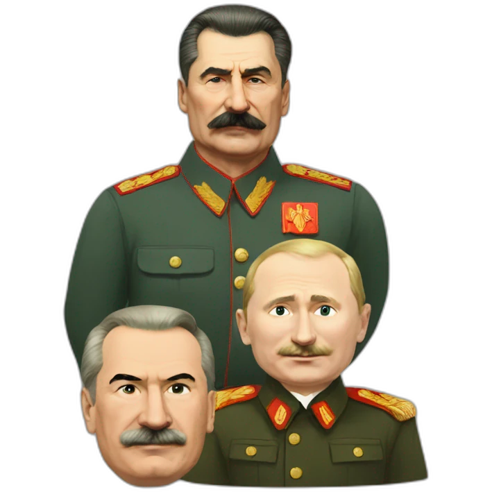 stalin with putin emoji