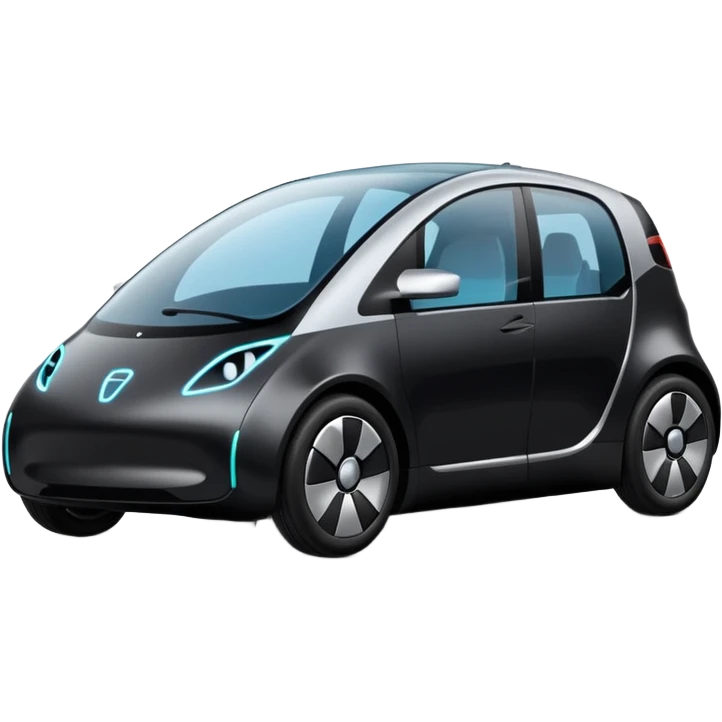 extra big Modern autonomous electric car emoji