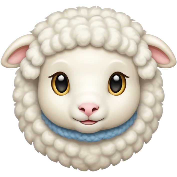 white lamb emoji