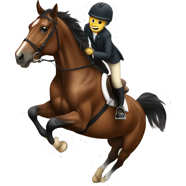 horse jumping emoji
