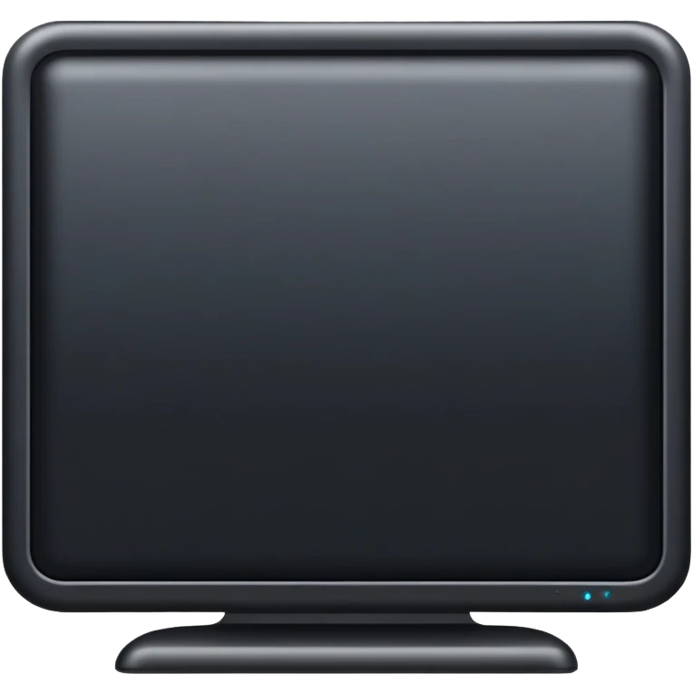 The back of a PC screen emoji
