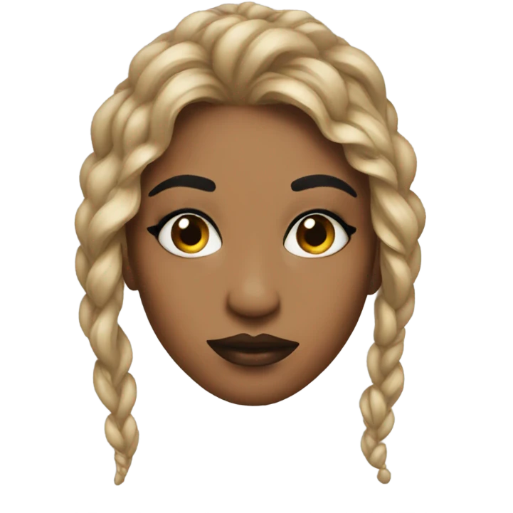 EMOJI WITH ARTISTIC MAKEUP emoji