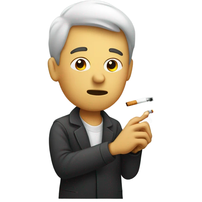 Person smoking emoji