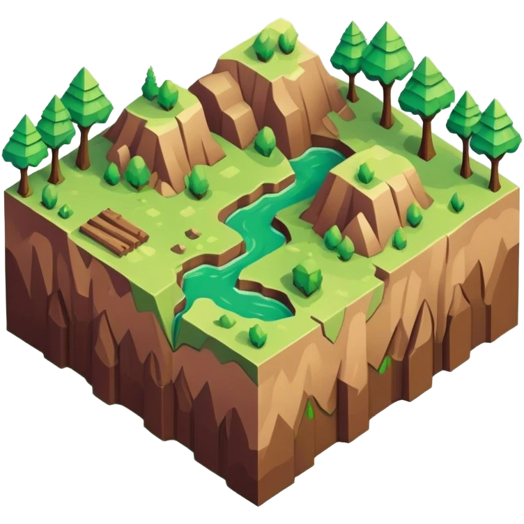 isometric terrain tile emoji