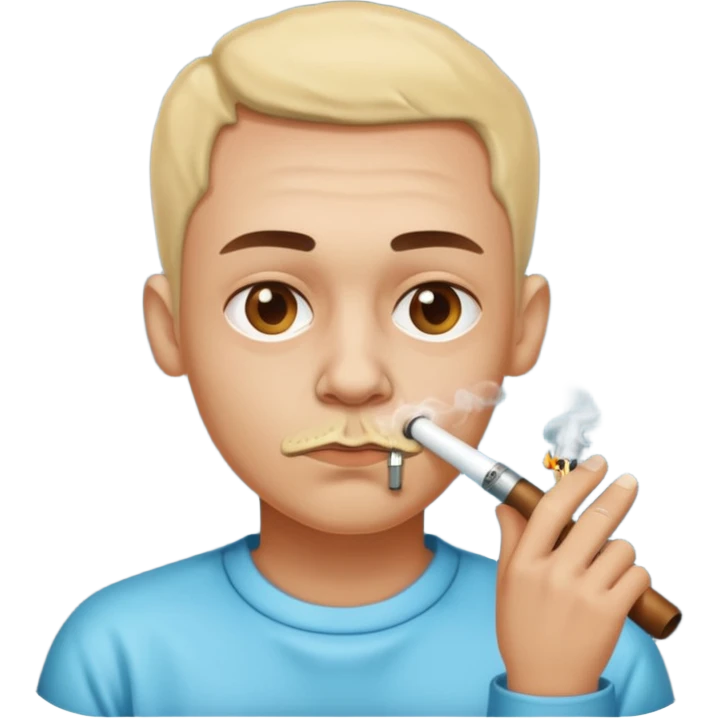 Emoji smoking meth pipe emoji