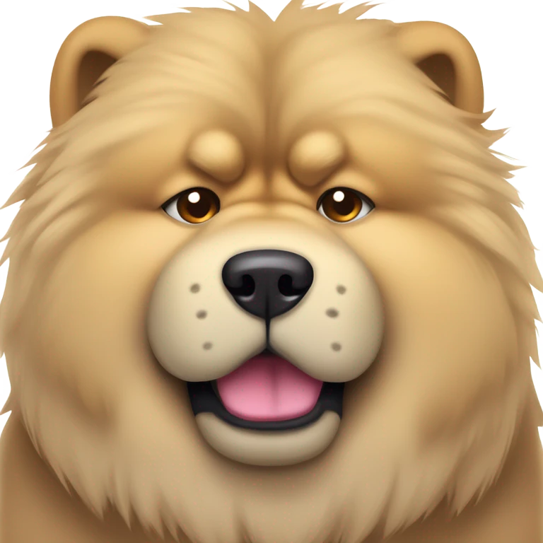 chow chow mad but cute emoji