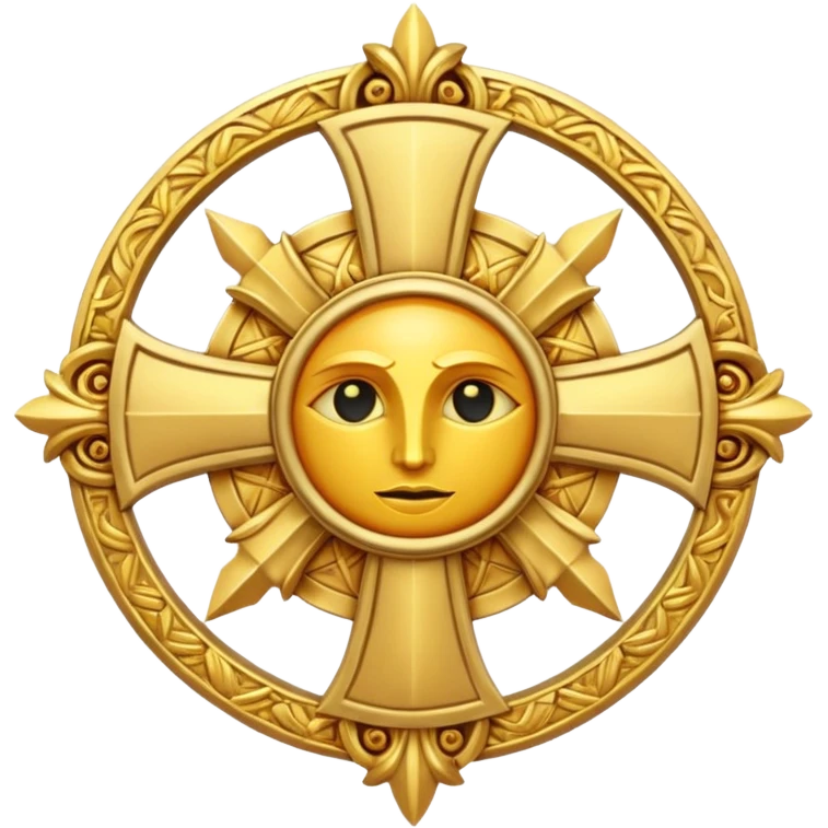 sun cross templar emoji