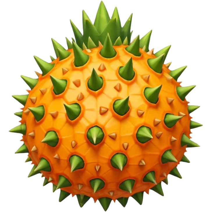 horned melon emoji