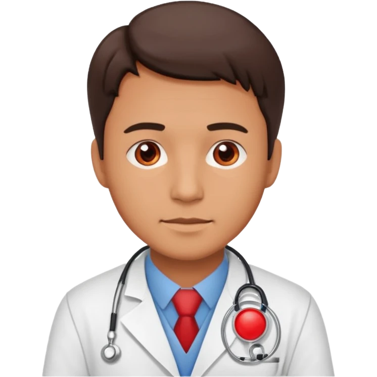 남자 의사가 반대하는 표시 emoji